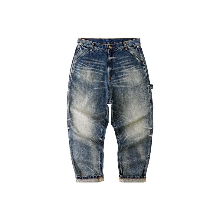 TEKABLU Jeans Men Denim Blue-0