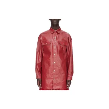 RICK OWENS/RO SS24 Jackets Coats Men's Red
