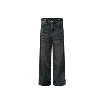 YINLEI Jeans Unisex Blue