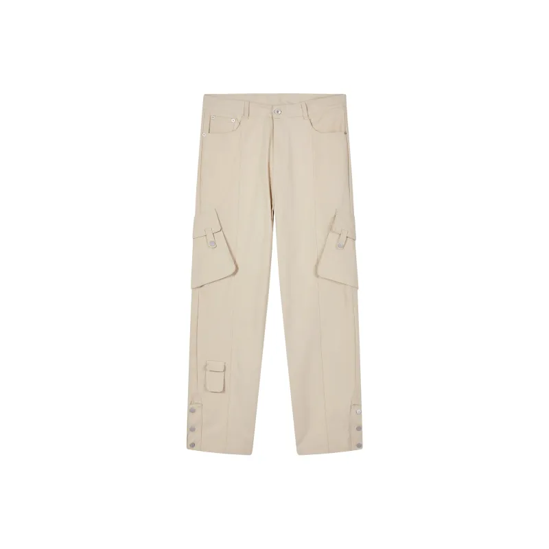 PASET Casual Pants Unisex Apricot-0