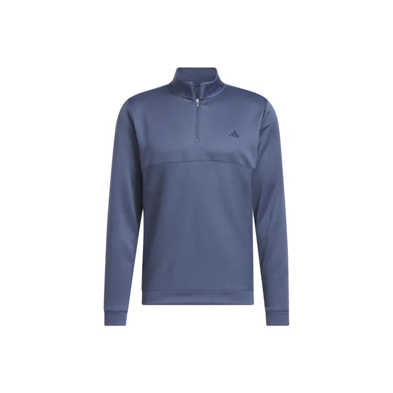 Adidas Free Shipping With AdiClub Ultimate365 Textured Quarter-Zip Top-0