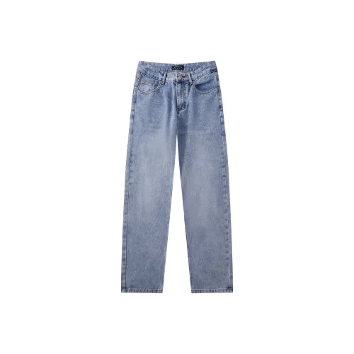 I'm David Jeans Unisex Light Blue