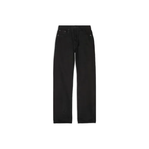 Balenciaga Jeans Loose Fit Men's Black