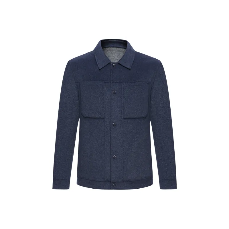 GY Goldlion Jackets Coats Men's Blue-0