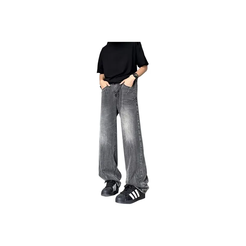 SUNSETMONENT Jeans Unisex Vintage Blue-1