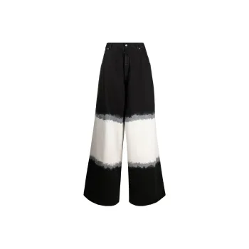 BALMAIN Jeans Men Black/White