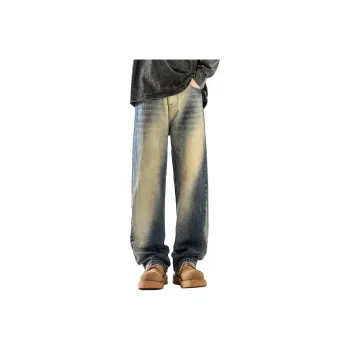 Aol Jeans Unisex Nostalgic Blue