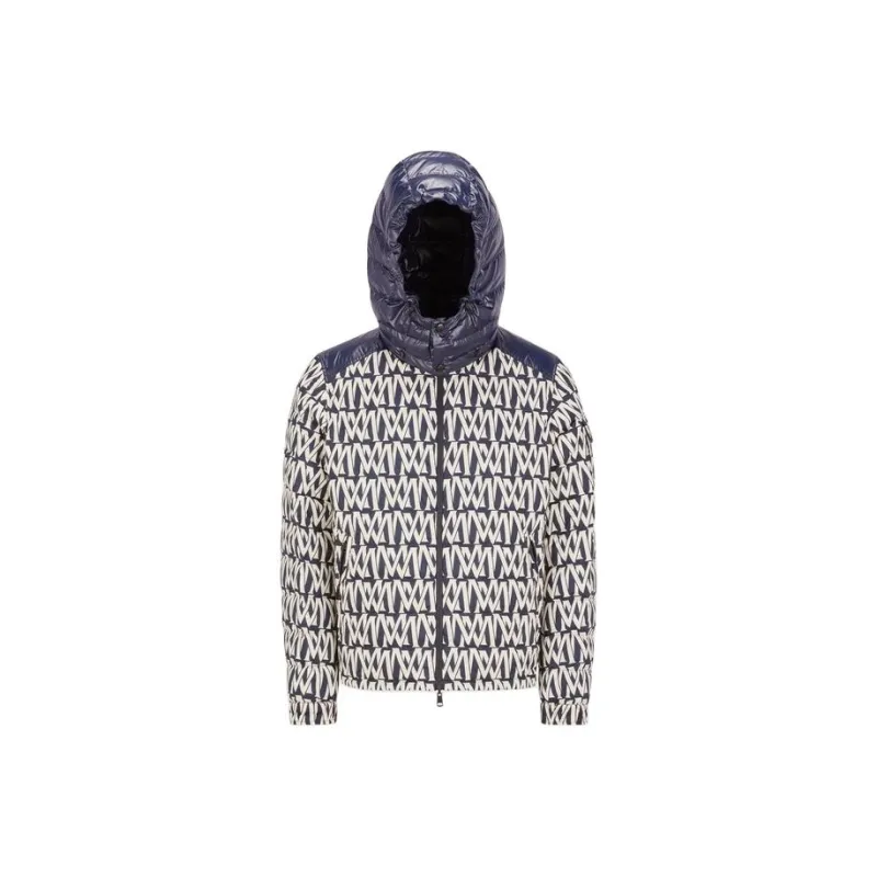 Moncler All Over Logo Reversible Puffer Jacket-0