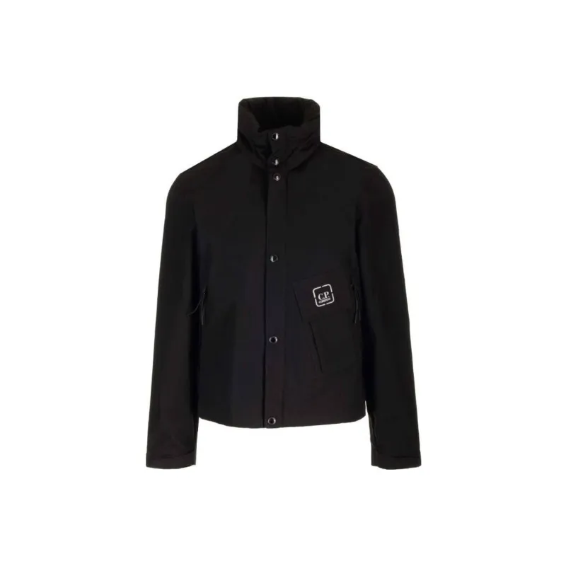 C.P.Company Logo Printed High Neck Jacket-0