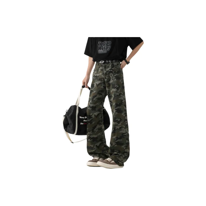 WARNING LIGHT Jeans Unisex Camouflage-0