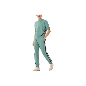 HERMES Knitted Sweatpants Men Porcelain Blue
