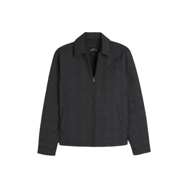 Hollister Jackets Men Black-0
