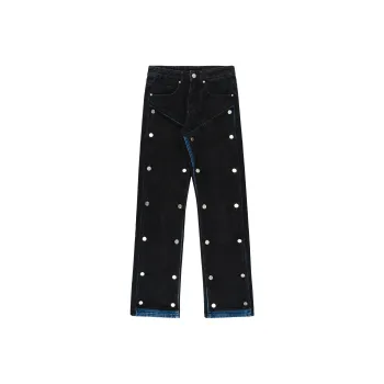 XINYINSU Jeans Unisex Black