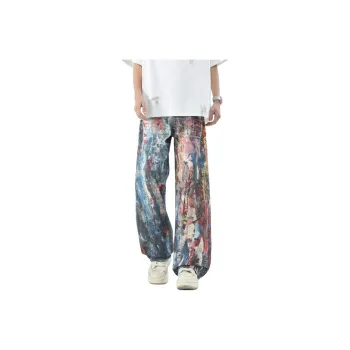ADOONGA Jeans Unisex Dark Blue