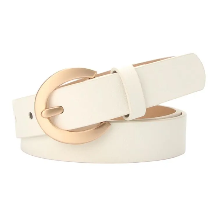 JEANSWEST PU Leather Belts Women's 2.4CM-5
