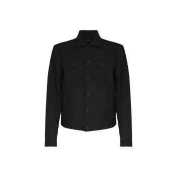 DSQUARED 2 Long Sleeved Press Stud Jacket