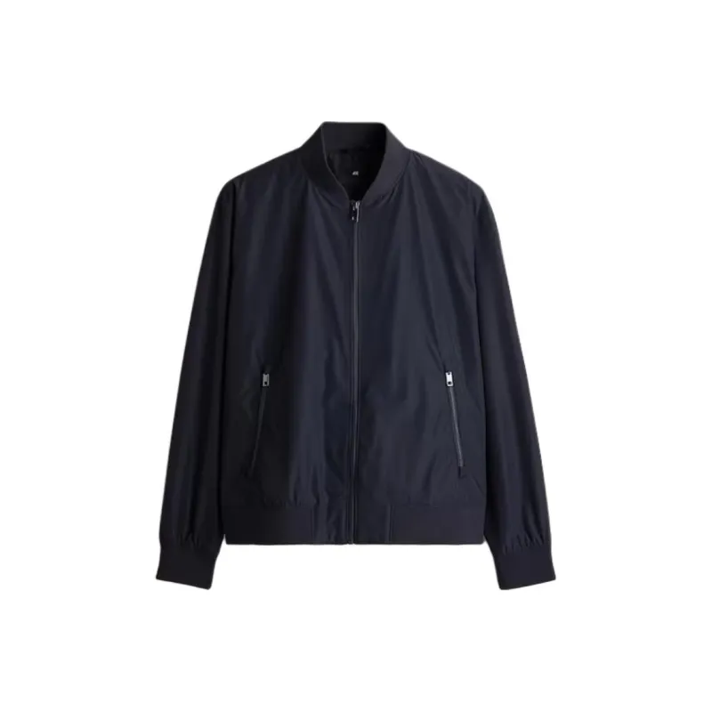H&M Jackets Coats Men's Marine Blue-0