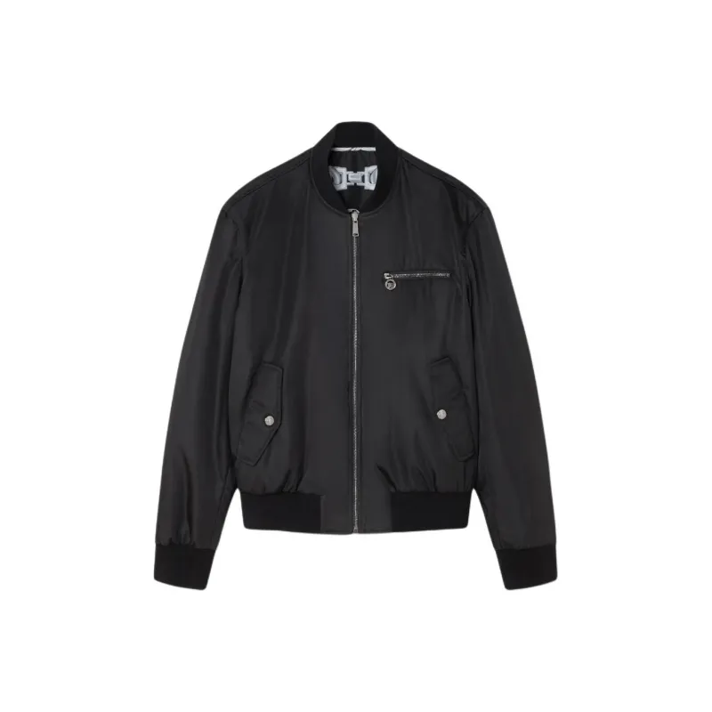 VERSACE Reversible Zipped Bomber Jacket-0