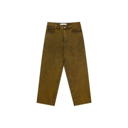 POLAR SKATE CO SS25 Jeans Men's Yellow Black