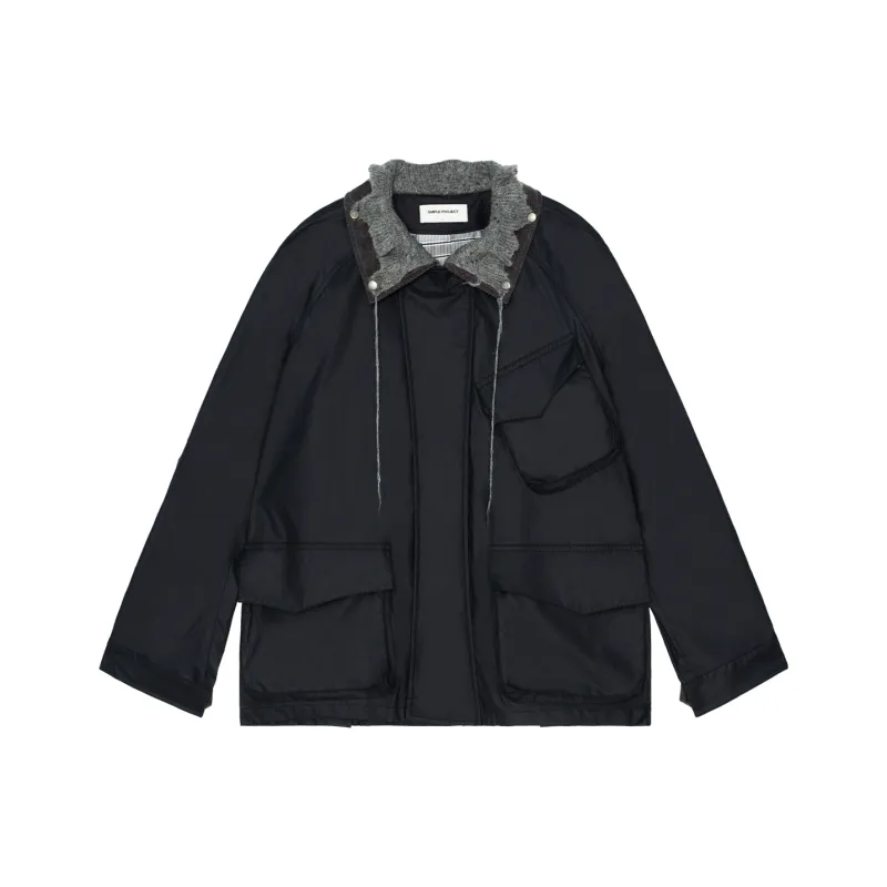 SIMPLE PROJECT Jackets Coats Unisex Gray-0
