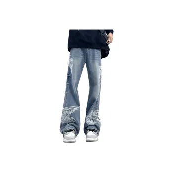 UPXIW Jeans Unisex Blue