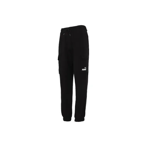 PUMA Running Training Knitted Sports Pants Men's Black