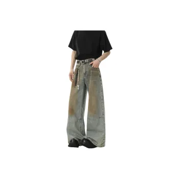 WARNING LIGHT Jeans Unisex Wasteland Blue
