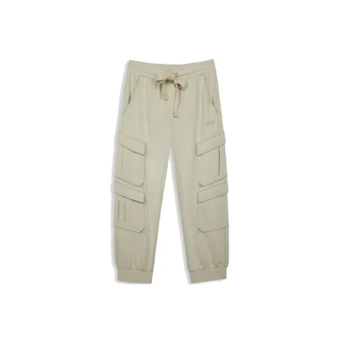 LINING Knitted Sweatpants Unisex Marble Gray Green