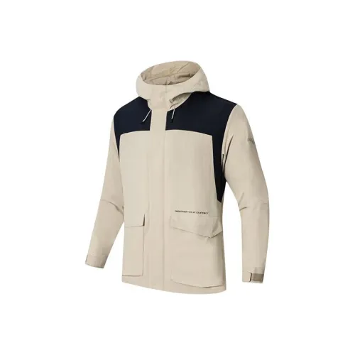 Anta Outdoor Collection Trench Coat Men's Beige Khaki