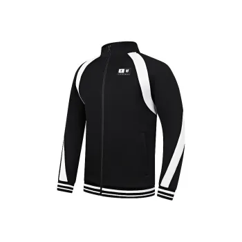 QIAODAN Jackets Coats Men's Black/Jordan White