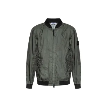 STONE ISLAND Crinkle Reps Bomber Jacket