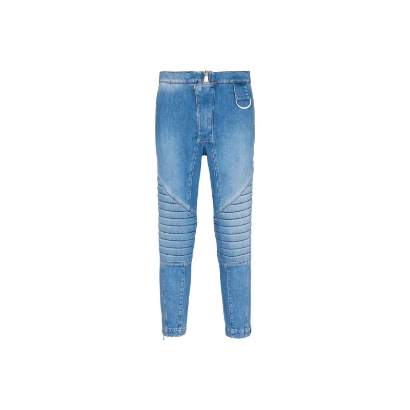 BALMAIN Low rise Slim cut Jeans-0