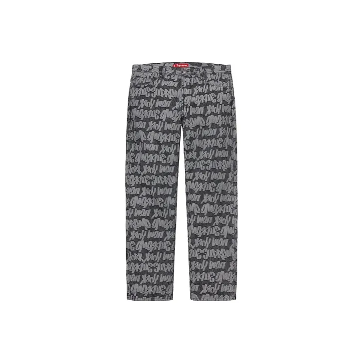 Supreme Fat Tip Jacquard Regular Jean-0