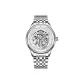 Silver Case White Dial