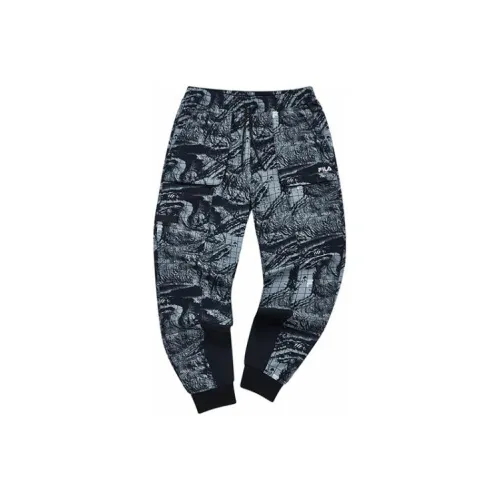 FILA Knitted Sweatpants Men Black