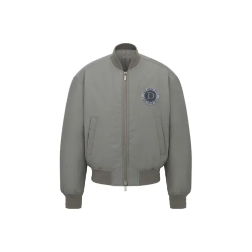 DIOR Logo Embroidered Bomber Jacket