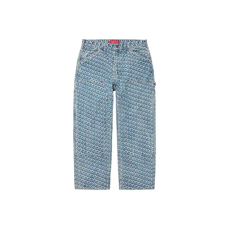 Supreme Monogram Double Knee Denim Painter Pant FW21-7