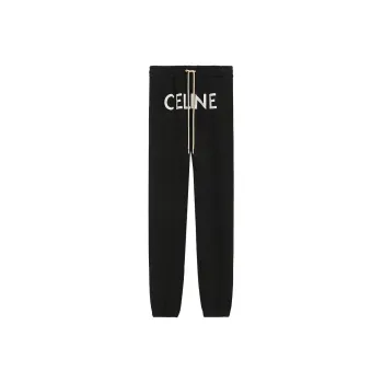 CELINE Track Pants In Cotton Fleece