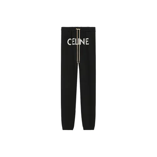 CELINE Track Pants In Cotton Fleece