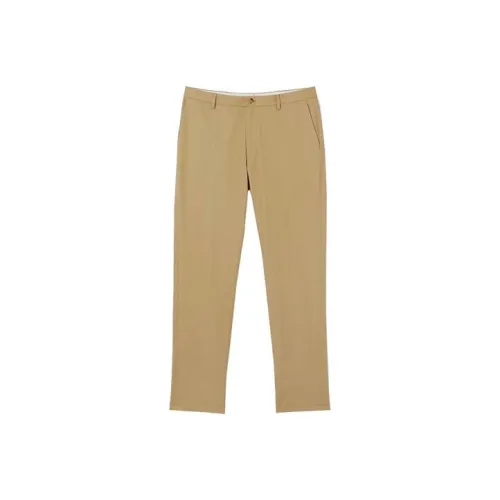 Burberry Icon Stripe Inside Detail Slim Fit Chinos Beige