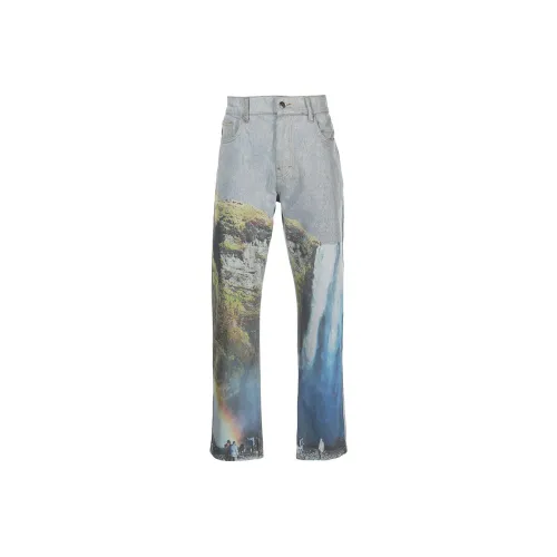 PLEASURES Prelude Printed Denim Pant