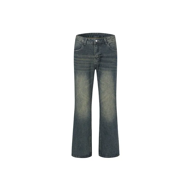YooMore Jeans Unisex Vintage Blue-0