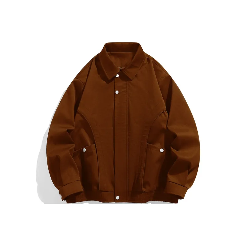 ADOONGA Jackets Coats Unisex Coffee-18