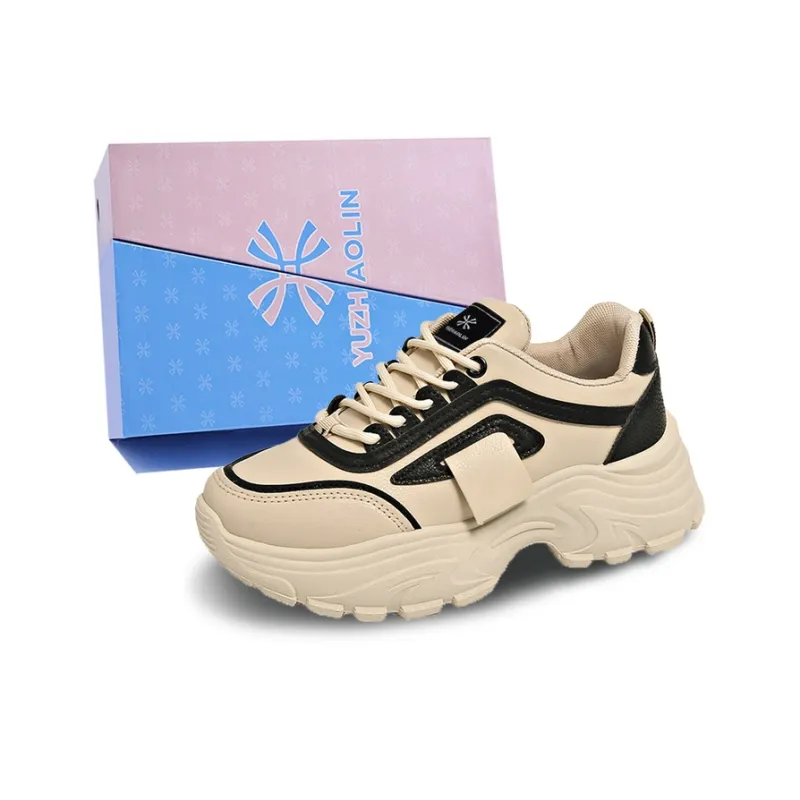 YUZHAOLIN Abrasion Resistant Slip Resistant Chunky Sneakers Women's-13