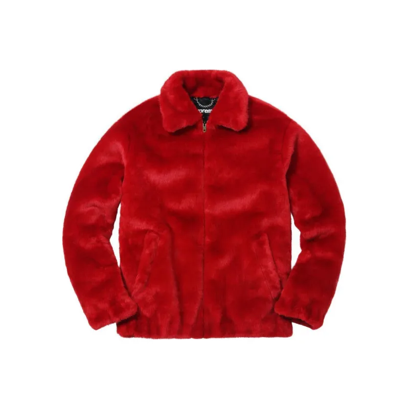 Supreme Faux Fur Bomber Jacket-0