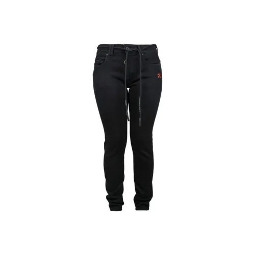 OFF WHITE Slim Fit Jeans Men's Black
