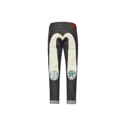 EVISU Jeans Men Denim Blue