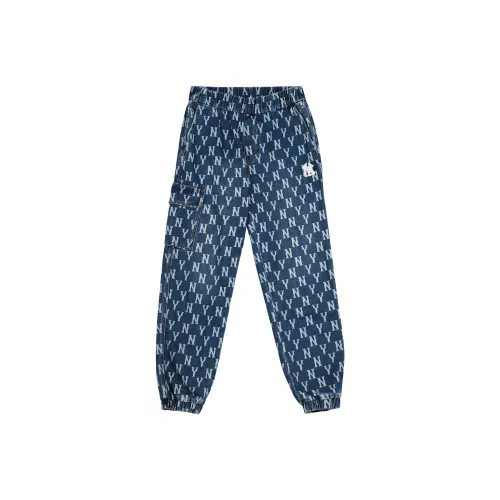 MLB Old Flower Jeans Unisex Blue