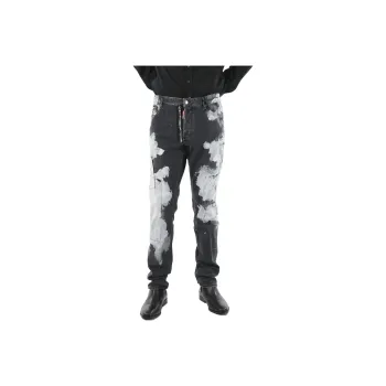 DSQUARED 2 Distressed Paint Splatter Skinny Jeans
