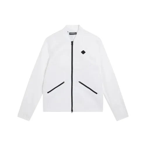 J.Lindeberg Diamond Technology Bomber Jackets Coats Men's White